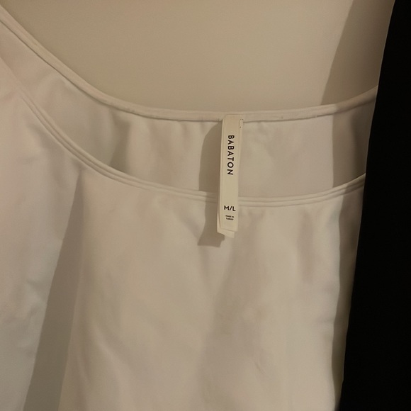 BABATON WHITE & BLACK CROPPED LONGSLEEVE - Picture 3 of 5